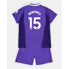 Tottenham Hotspur Lucas Bergvall #15 Tredjeställ Barn 2026-27 Korta ärmar (+ Korta byxor)